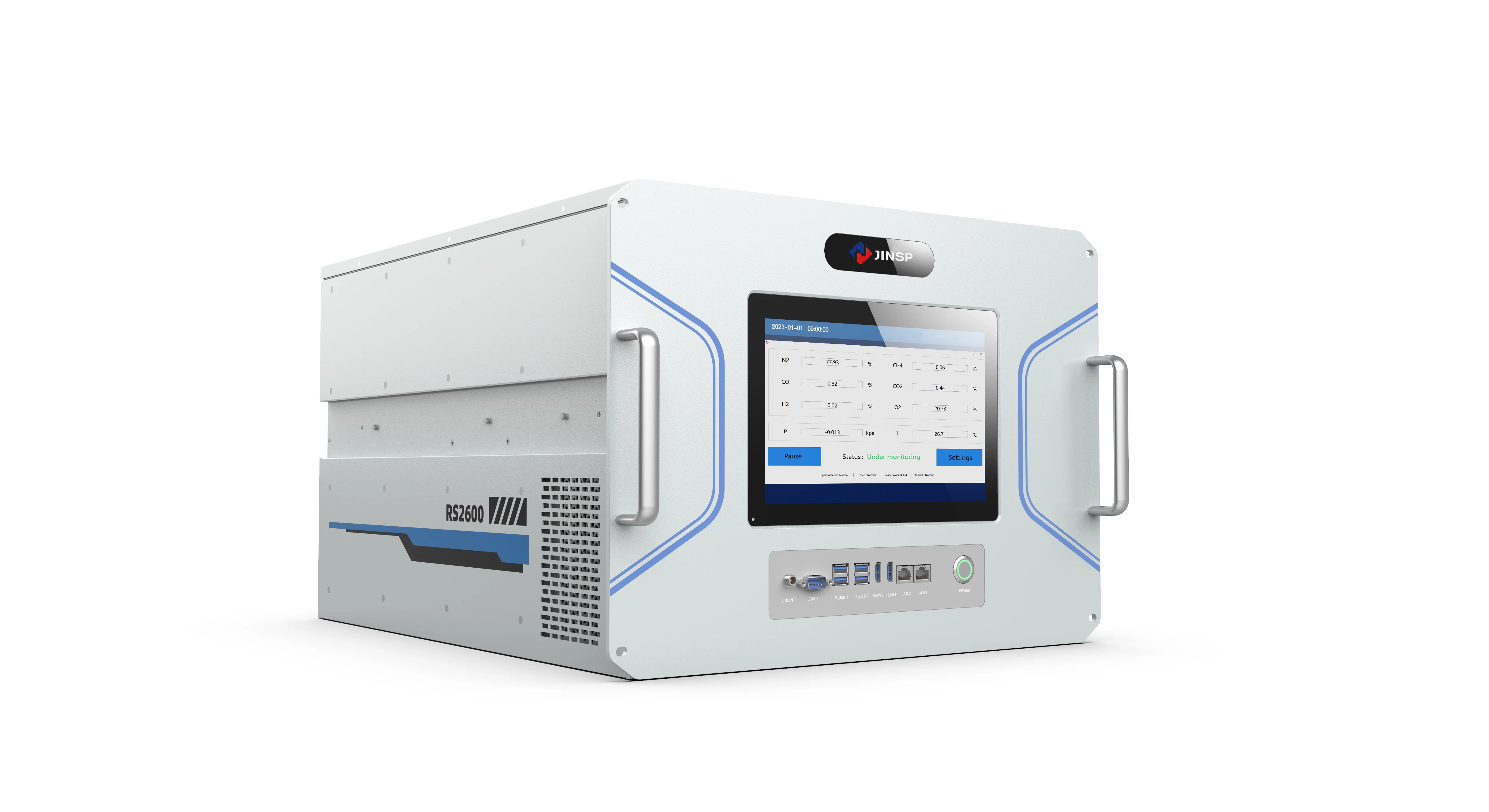 Yzer anale da laboratorio RS2600 Ga s con spettroscopia Raman Spettrometri Raman per misurazioni multigas