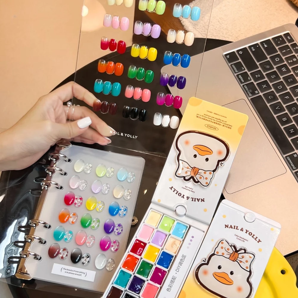 

18 цветов Morandi Pat Painting Gel 4 в 1, используемый для градиентного штампования ногтей Soak Off УФ-светодиодные гель-лаки Гель для маникюра