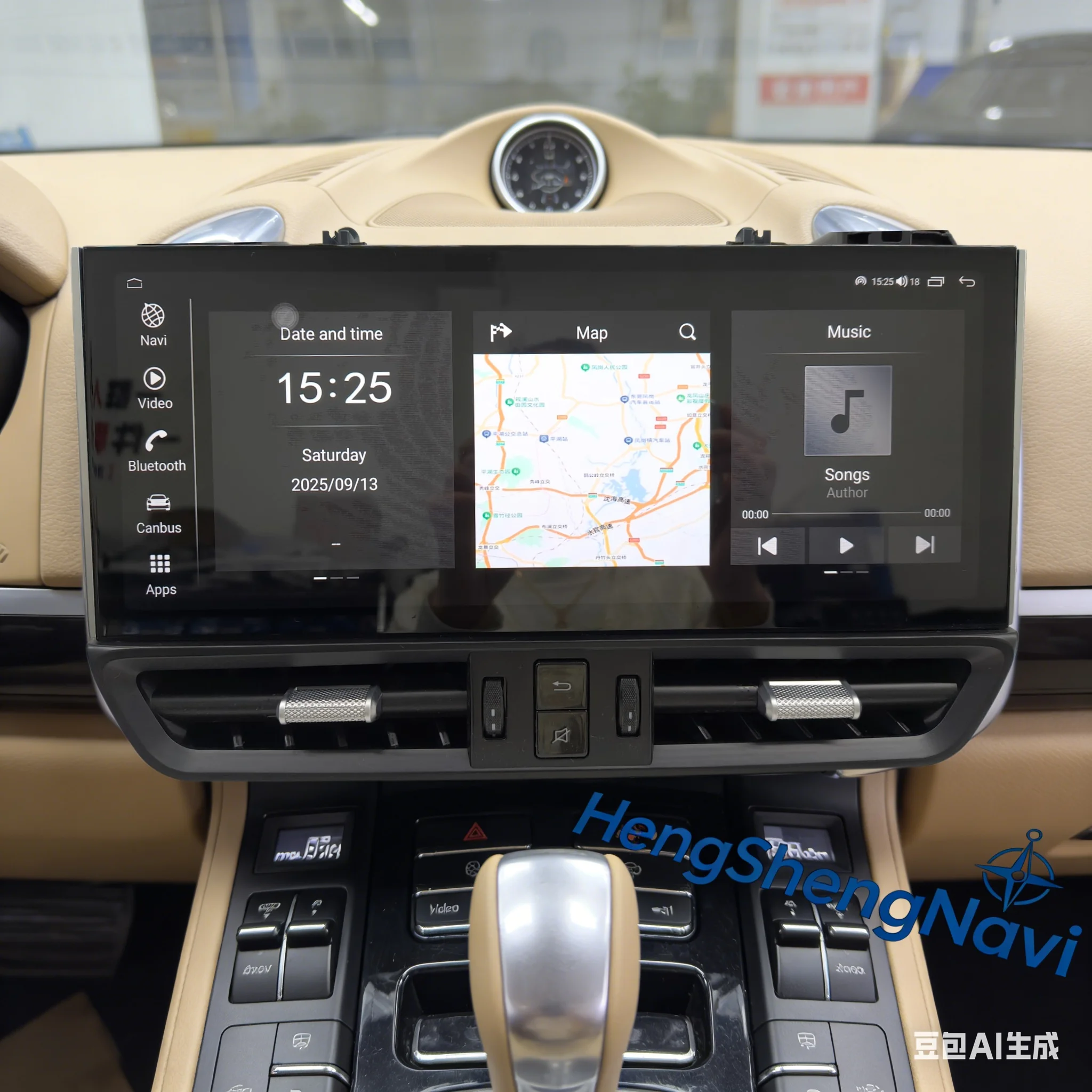 Car Radio For Porsche Cayenne 2010-2016 Stereo GPS Navigation Bluetooth FM MP5 Player Touch Screen Auto Multimedia Audio System