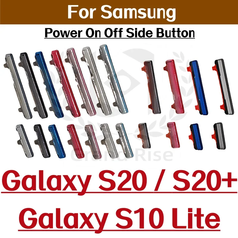 1 pièces pour Samsung Galaxy S20 GalaxyS20 + Plus Galaxy S10 Lite côté marche/arrêt Volume bouton latéral touches 1 pièces pour Samsung Galaxy S20 GalaxyS20 + Plus Galaxy S10 Lite côté marche/arrêt Volume bouton latéral touches