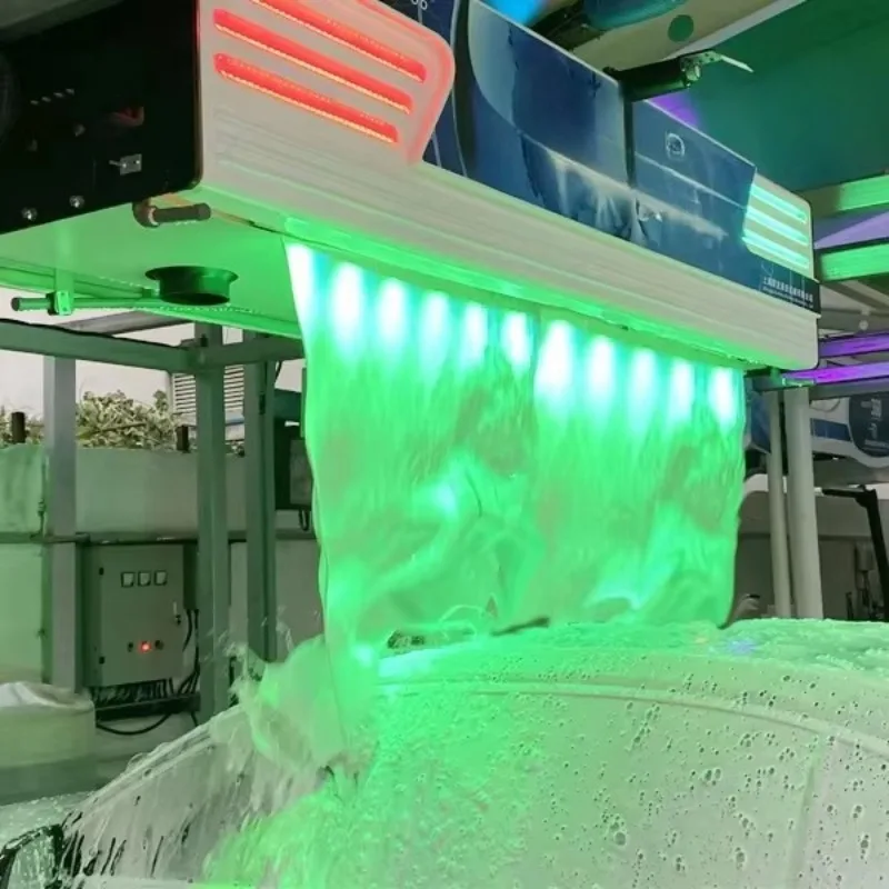 360° No Brush Car Wash System Automatic Foam Wax Cleaning Equipment for Gas Station Business