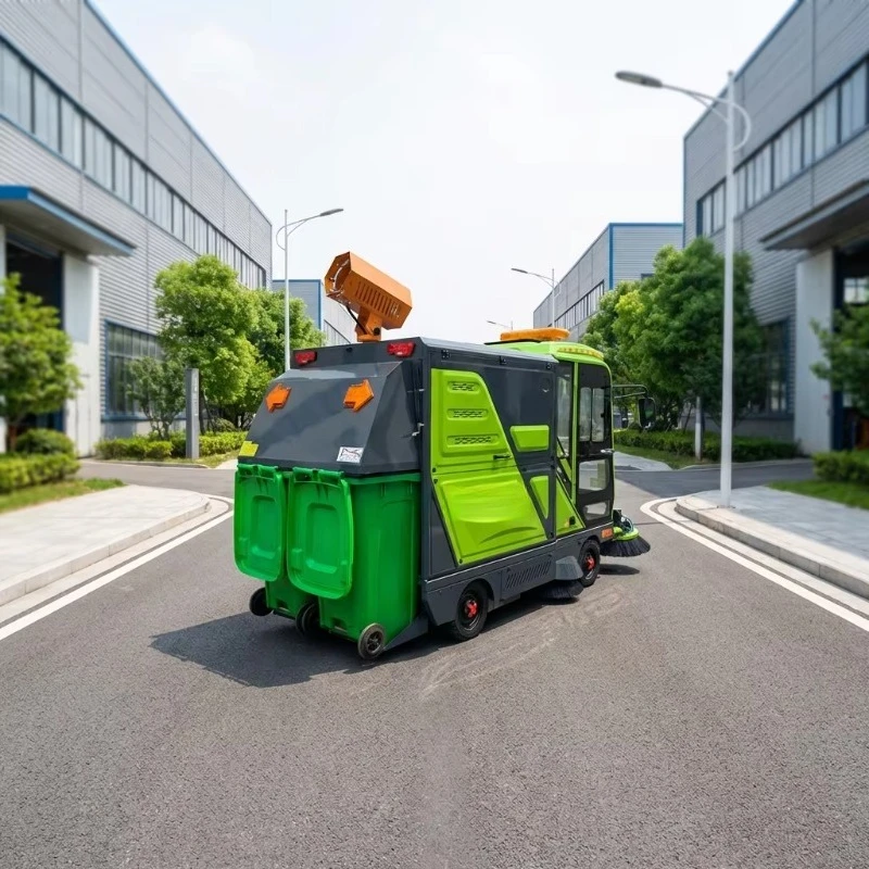 Mini Hippo MH230B2-1 New Electric Ride-On Floor Cleaning Machine 2200W 48V Vacuum Road & Street Sweeper