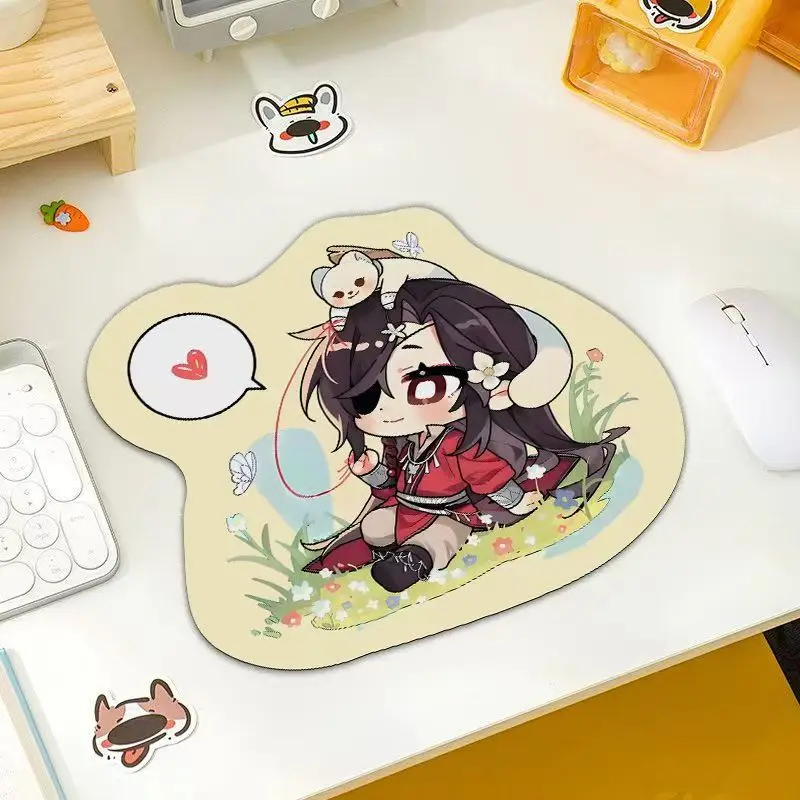 Tian Guan Ci Fu Xie Lian Hua Cheng Heaven Official's Blessing Universal Anti-slip Mouse Pad Leather Gaming Mice Mat Desk Cushion