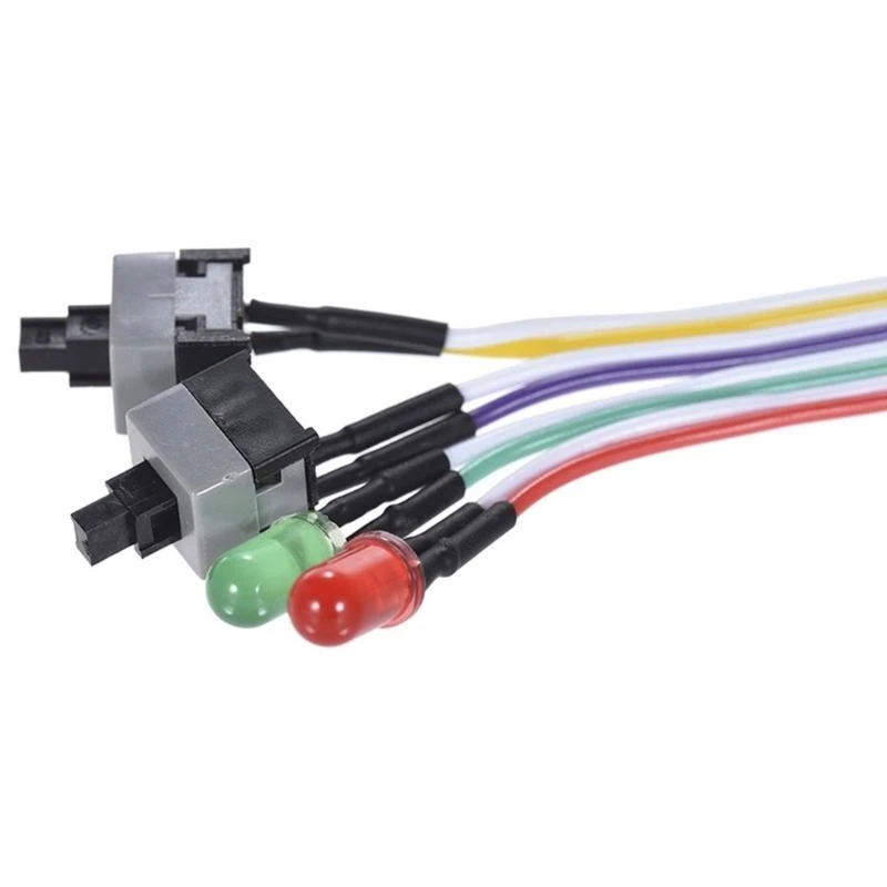 Y51A Caixa computador Redefinir o botão redefinição do 26 polegadas com luzes LED para placas -mãe