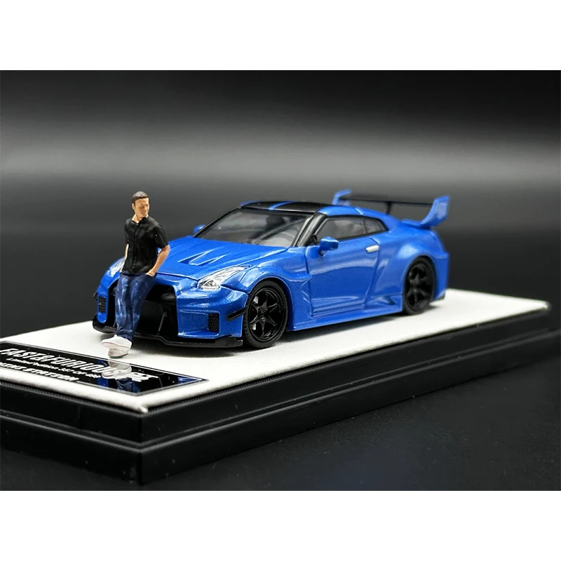 MiniStation 1:64 F&F Brian GTR R35 Diecast Diorama Car Model Collection Miniature Carros Toys