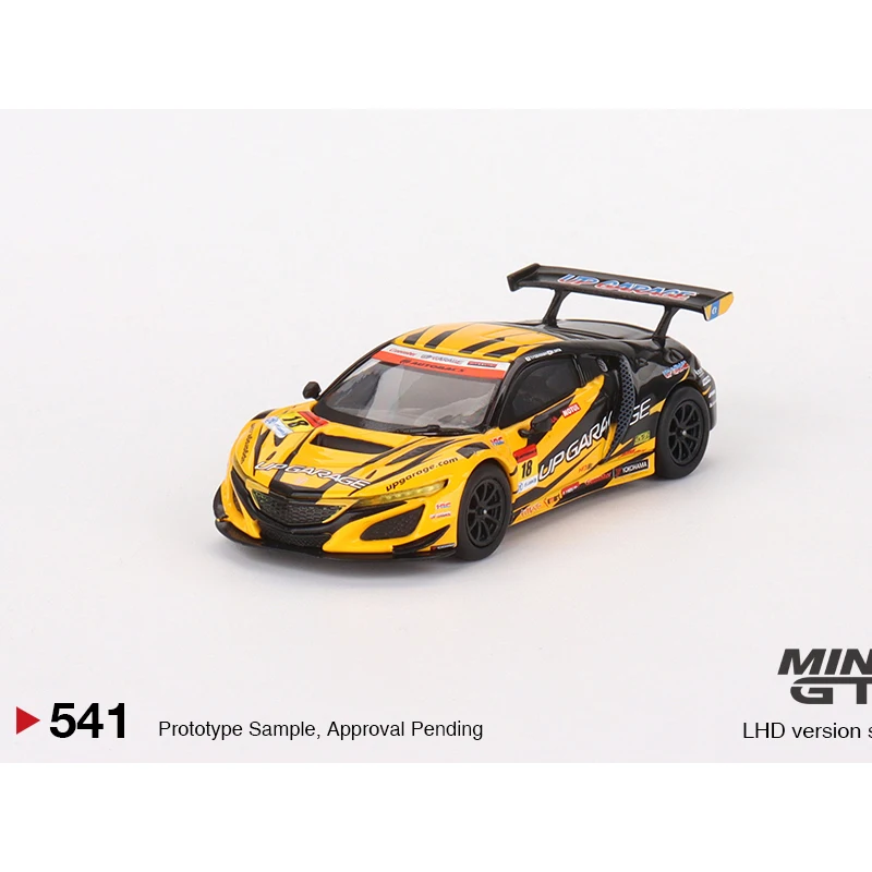 MINIGT Japan 1:64 NSX GT3 EVO22 #18 TEAM UPGARAGE 2022 Super GT Series alloy car model 541