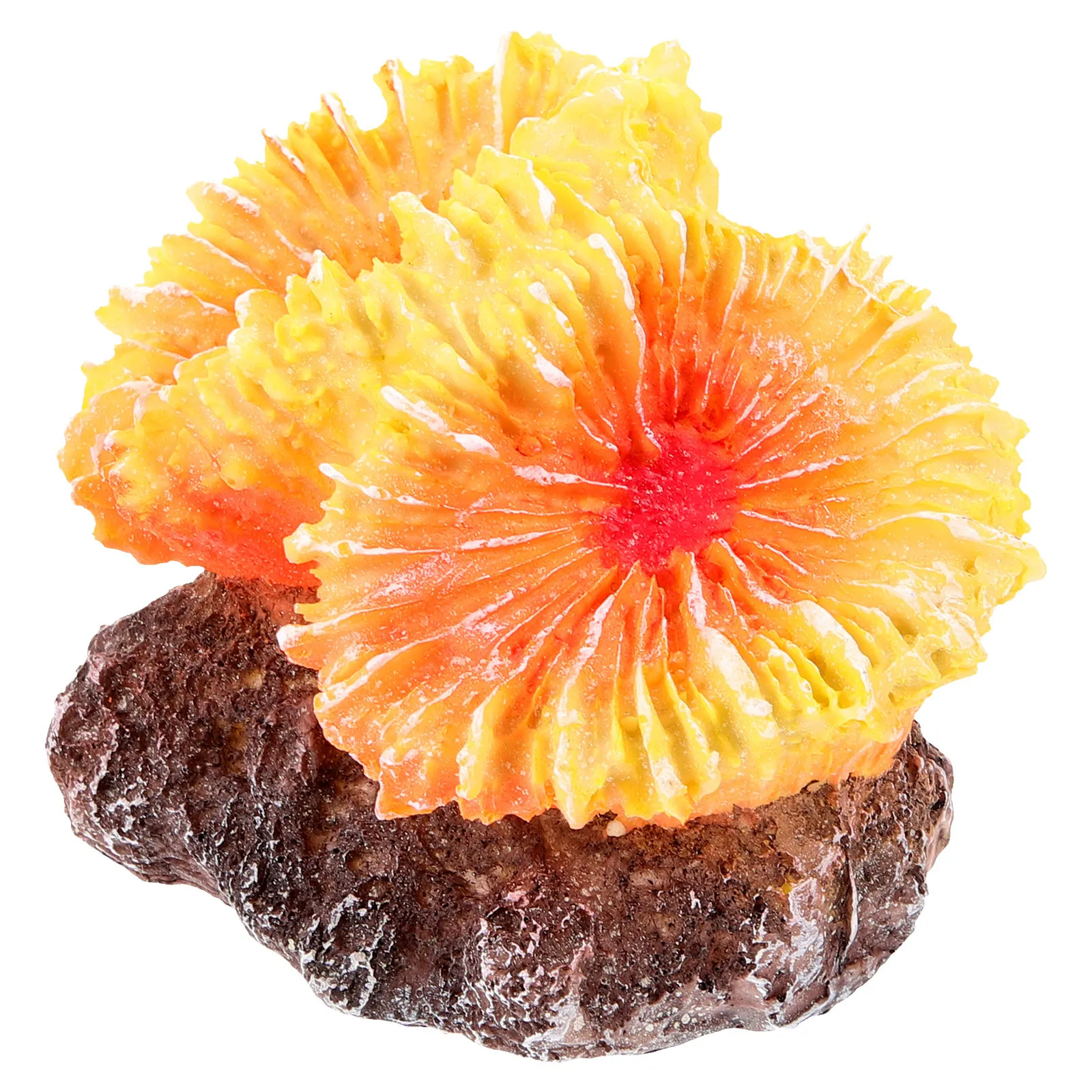 

Simulation Coral Aquarium Resin Coral Ornament Wear Resistant Durable Fish Tank Decoration Aquatic Plant Decor