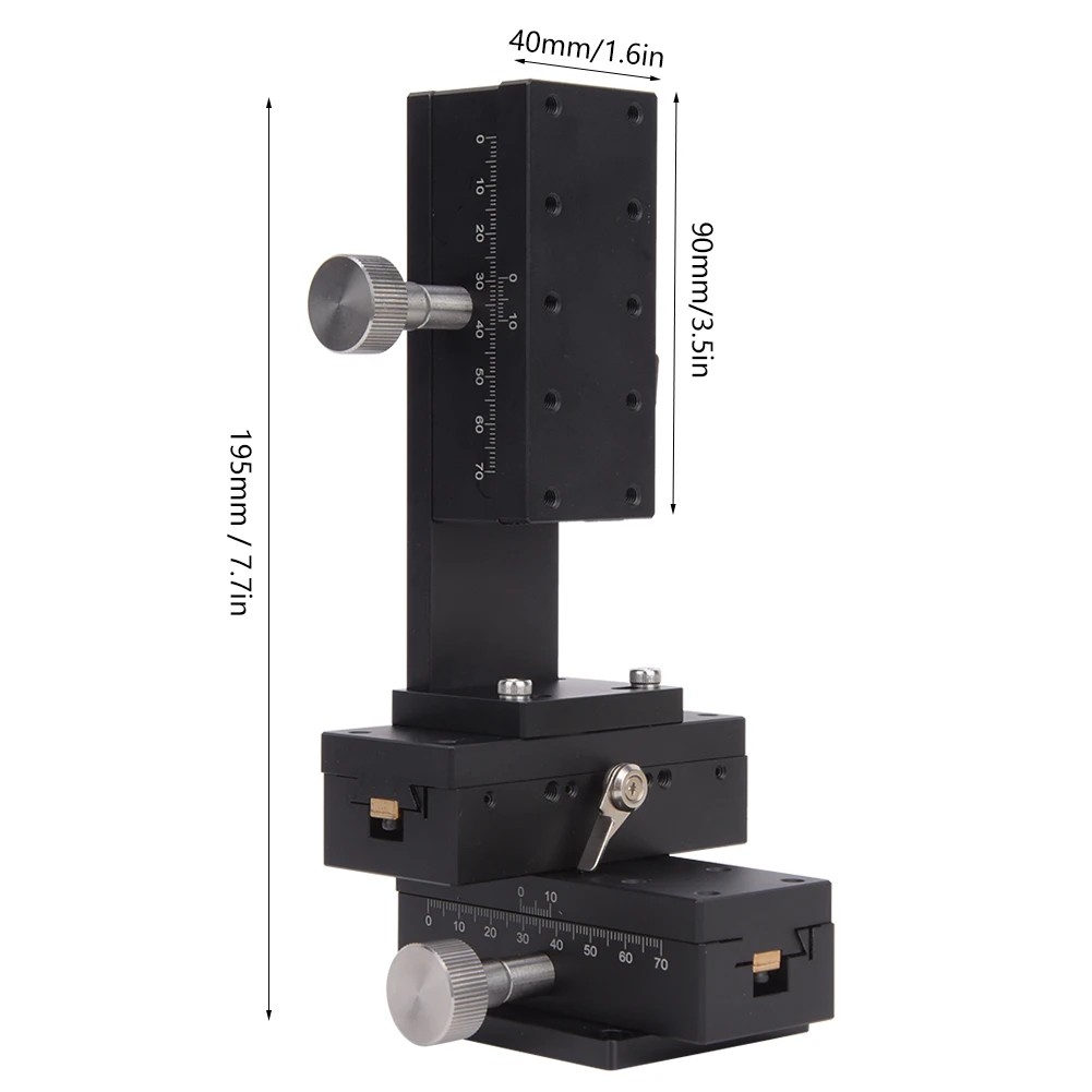 والعتاد انزلاق المرحلة دليل التشذيب انفصال قابل للتعديل والعتاد عالية الدقة المرحلة 40x90 مللي متر دليل التشذيب الجدول