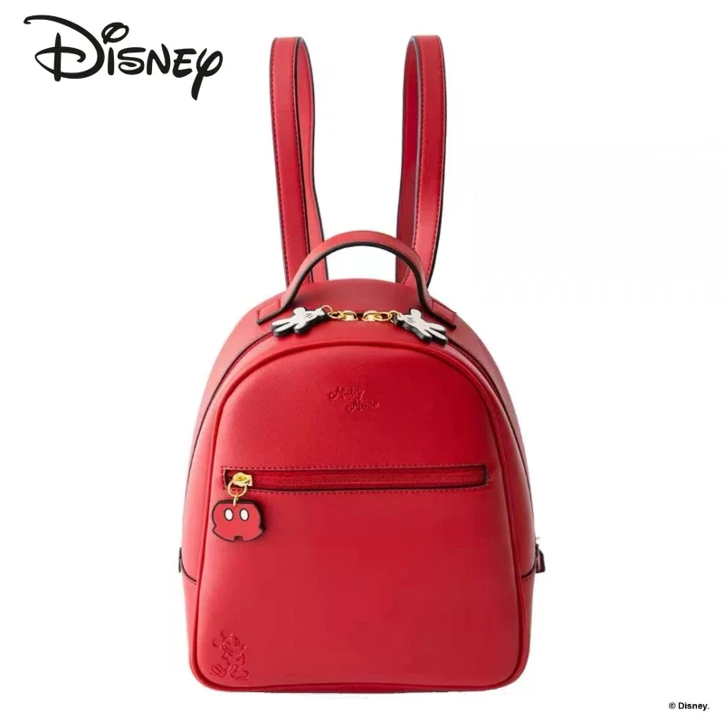 Disney Mickey New Mini Backpack Luxury Brand Original Women\'s Backpack Cartoon Cute Girls\' Schoolbag Fashion High Quality