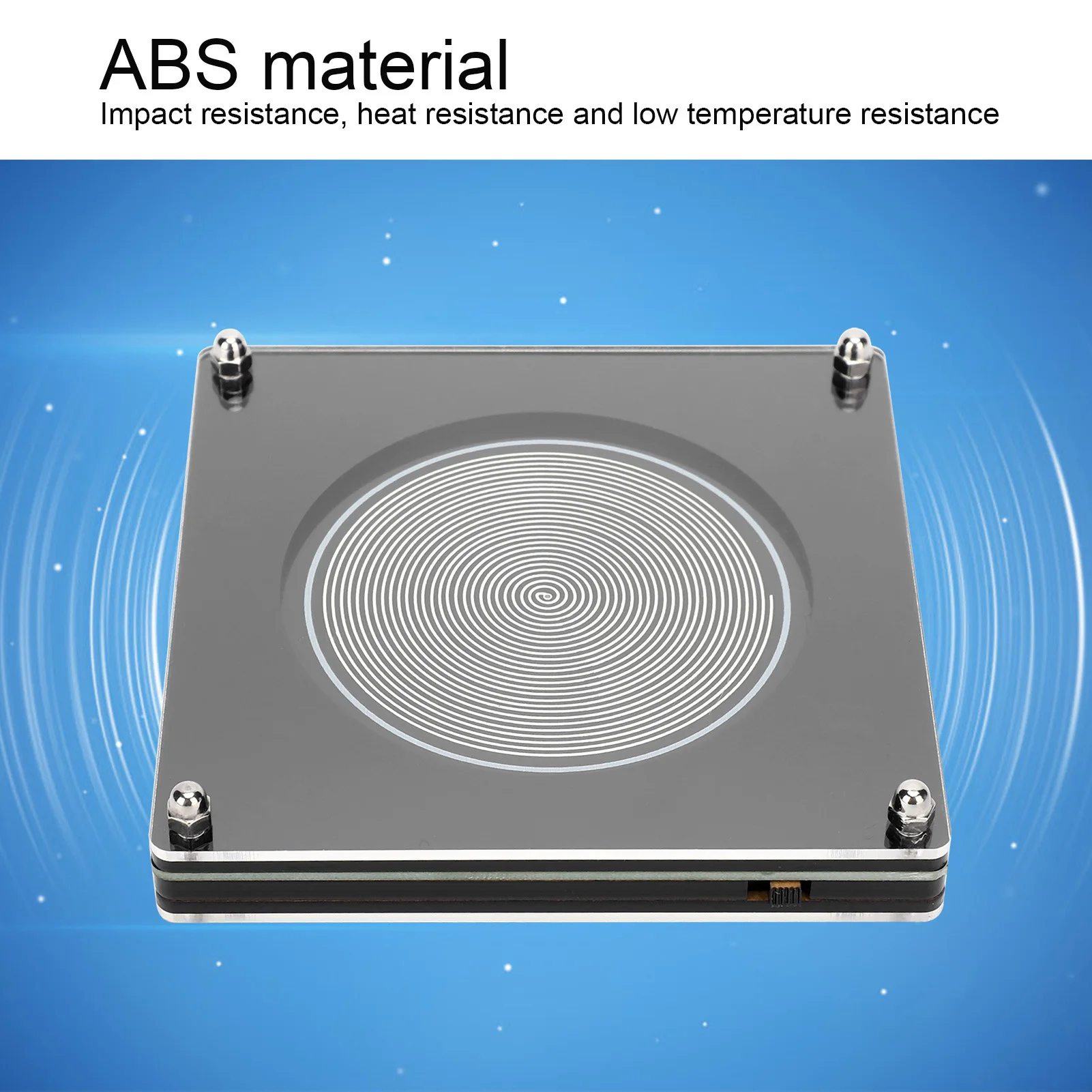 7.83HZ  Generator  Resonances Ultra-Low Frequency Pulse Sleep Aid ABS Silver FM783  Resonances Generator