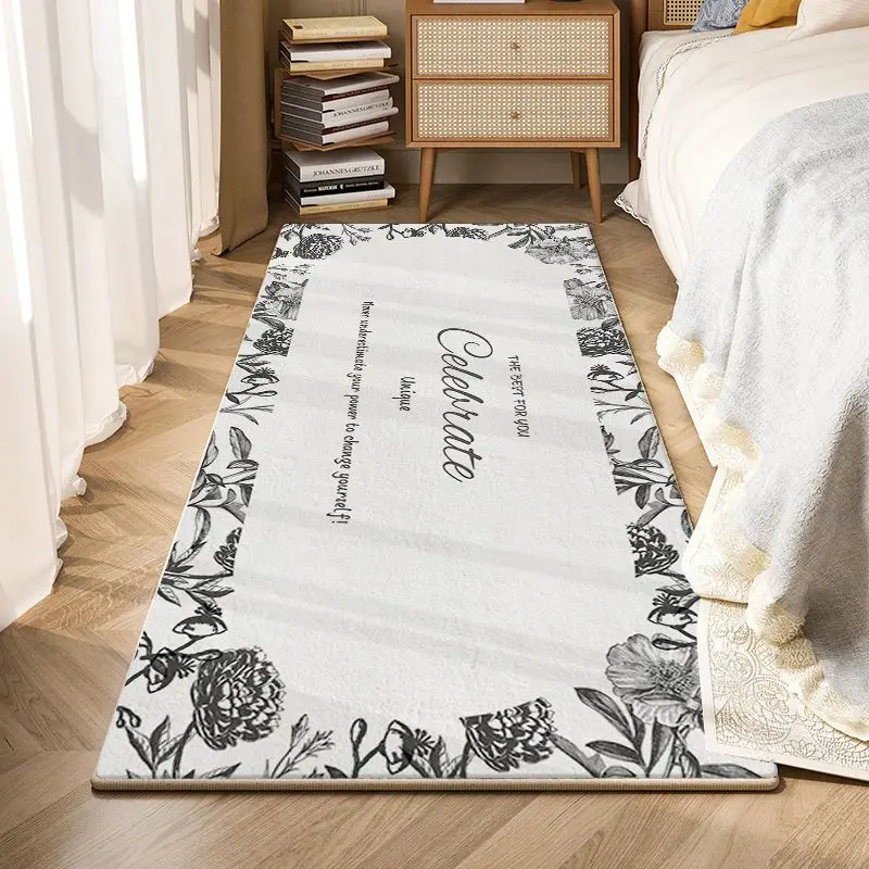 Nordic Style Carpet For Living Room Thicker Bedroom Bedside Carpets Coffee Table Sofa Home Garden Rug Bedroom Decoration Luxury