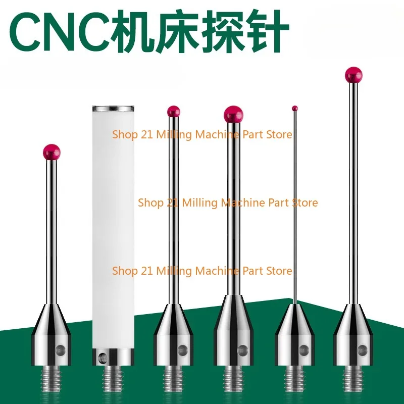 1PC 3차원 프로브 3좌표 스타일러스 텅스텐 강철 프로브 루비 프로브 CNC 공작 기계 특수 스타일러스 스레드 M4