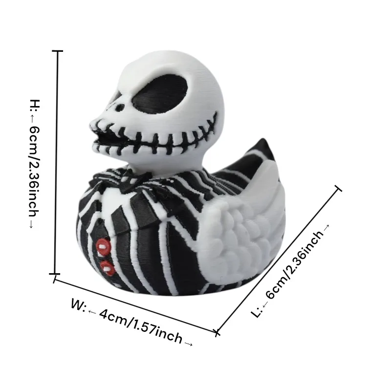 จี้พิมพ์ 3 มิติ ลายการ์ตูนจากเรื่อง The Nightmare Before Christmas ตัวละครแจ็ค สเกลลิงตัน ของเล่นสะสม ของขวัญวันหยุด