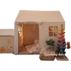 INS kids removable curtain tent reading corner baby indoor dollhouse play tent