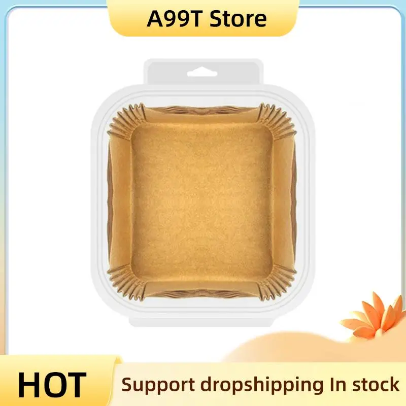 

A99T Фритюрница Специальная бумага Квадратный бытовой маслопоглощающий лоток для бумаги Поднос для пищевой силиконовой масляной бумаги