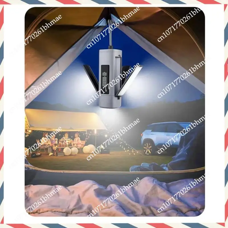 -A21Z Zusammenklappbare tragbare LED-Laterne für Outdoor-Camping, wiederaufladbare Zeltleuchte mit Auto-Notfallfunktion