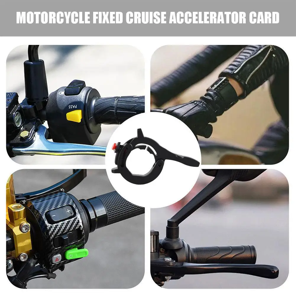 Motorcycle Constant Speed Cruise Control Clamp Efficient Reduce Material Anti-skid Cruise Clip Fatigue Con C3H1