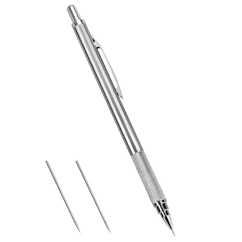 Metal Mechanical Pencils Metal Marking Pen Carpenter Mechanical Pencil Welders Pencil Metal Marker For Engraving Scribing Glass