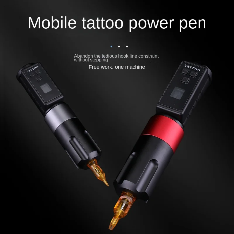 Wireless Tattoo Pen Tattoo Machine All-in-One Current Meter Tattoo Machine All-in-One Mobile Tattoo Power Pen Cross-Border