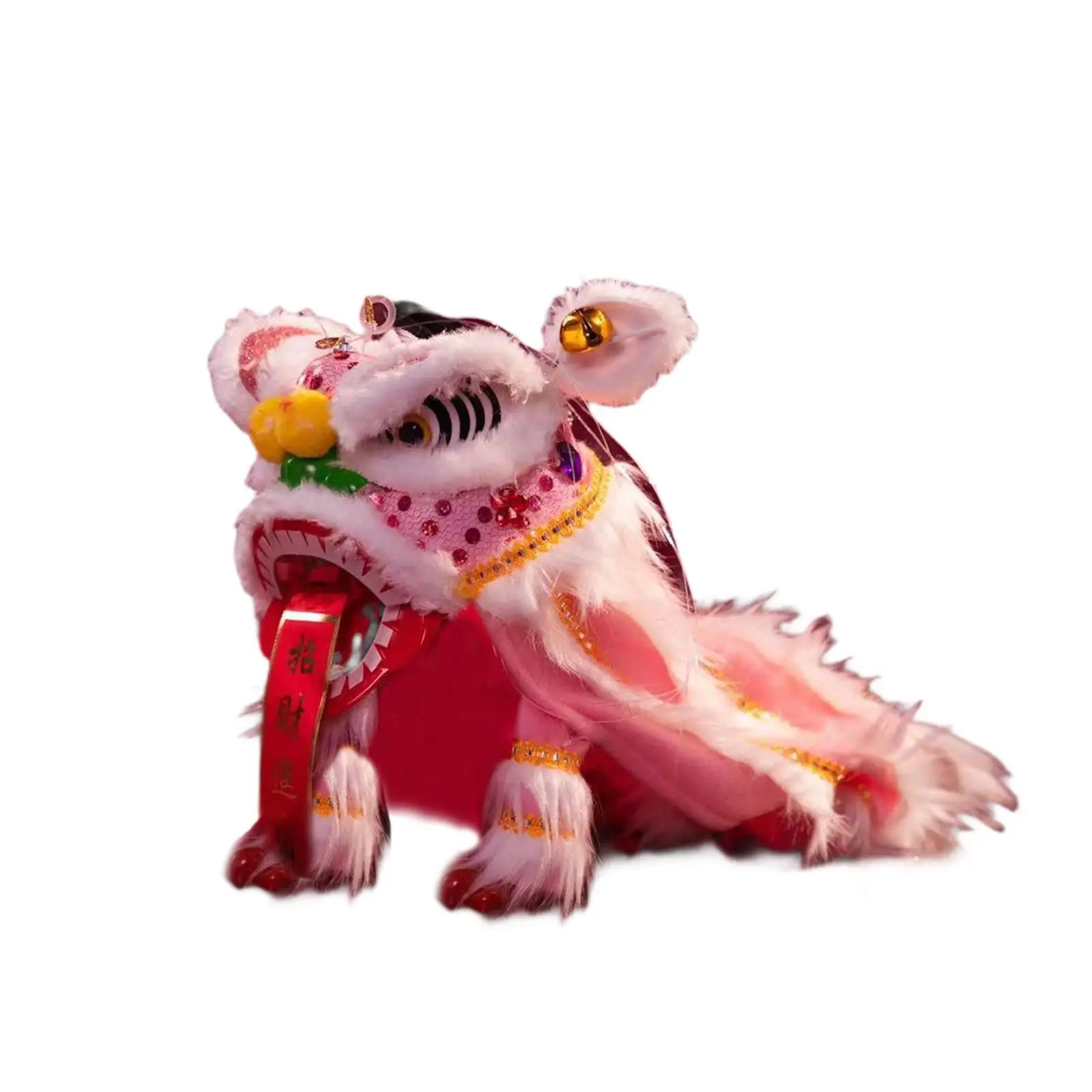 จีน Marionette Lion ของเล่น,String Lion Dance Puppet,2025,ของที่ระลึกแบบพกพาจีนตกแต่งปีใหม่เทศกาลฤดูใบไม้ผลิ party