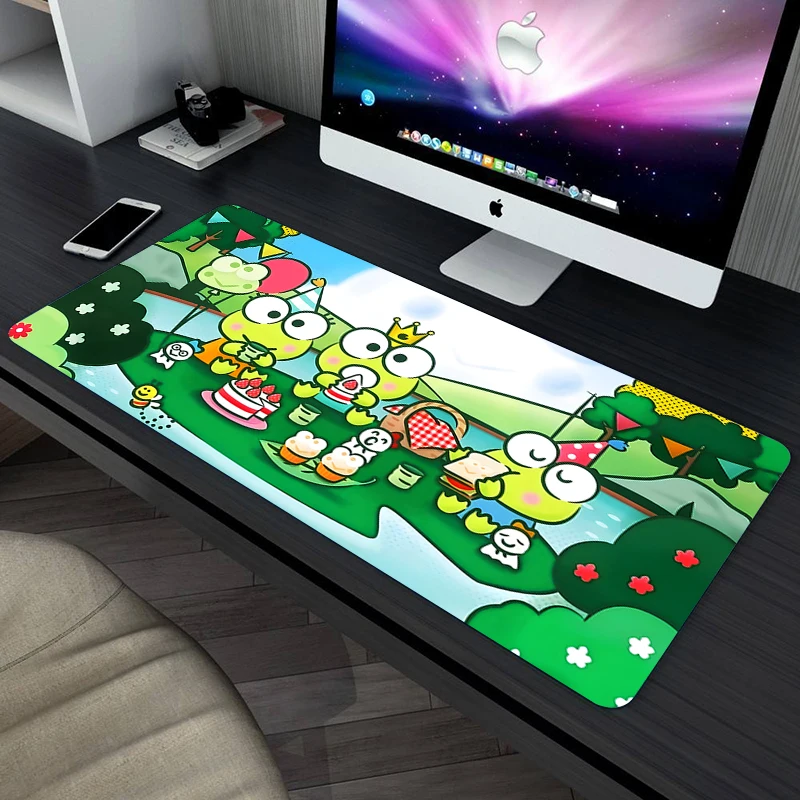 Large Mousepad XXL Christmas Keroppi Pad Keyboard Gaming Accessories Mouse Mats Game Office Computer Desk Mat