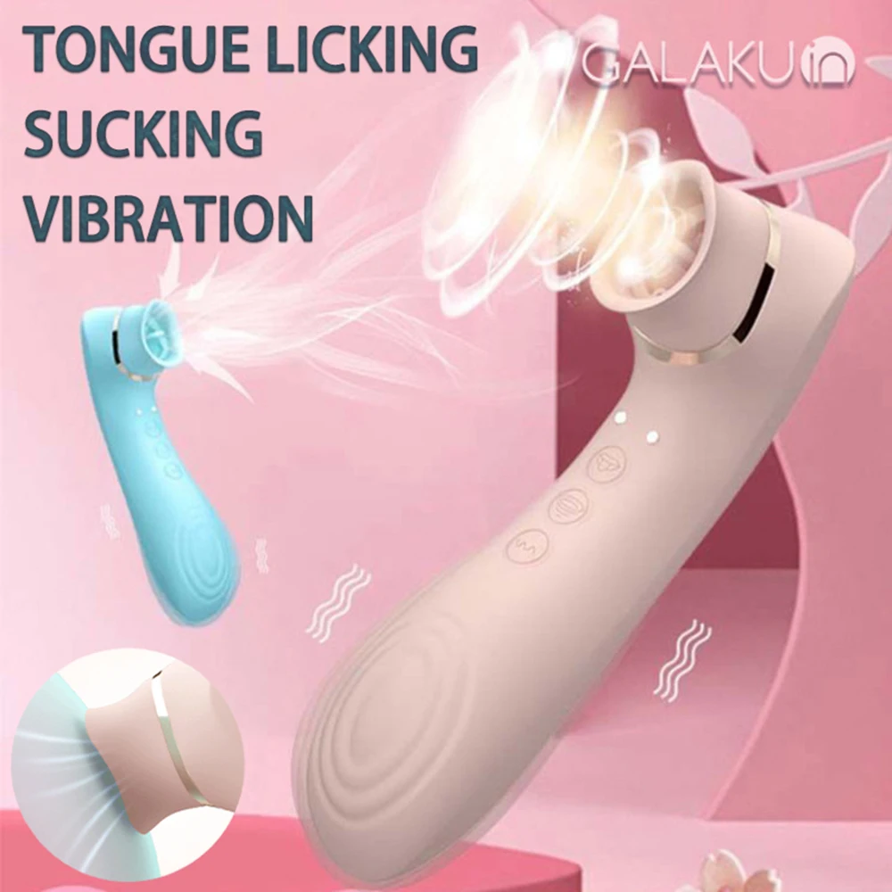 

GALAKU Female Clitoris Sucker Tongue Licking Nipple Sucking Vibrator Blowjob Clit G-Spot Stimulator Pussy toy Sex Toys for Women