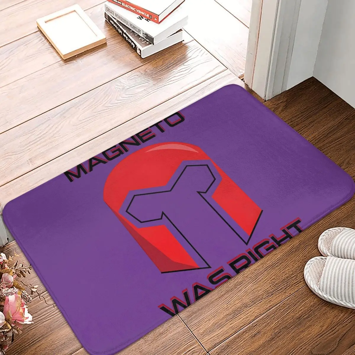 Words Anti-Slip Doormat Living Room Mat Magneto Marvel Floor Carpet Welcome Rug Home Decorative