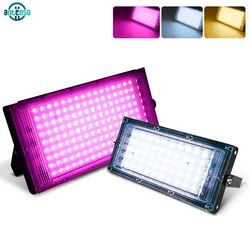 LED Grow Light Full Spectrum Phyto Lamp for Plants 50W 100W AC 220V Led Grow Lamp Phytolamp Seed Greenhouse Growth Lighting