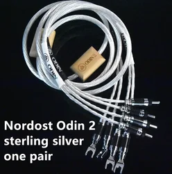 Nordost Odin One Pair  sterling silver flagship audio speaker cable HiFi main speaker amplifier cable gold-plated Furutechplug