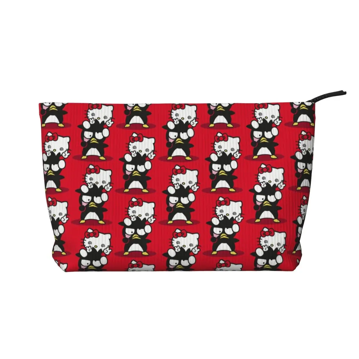 

Travel BAD Badtz-Maru Cartoon XO Child Toiletry Bag Corduroy Cosmetic Makeup Organizer for Women Beauty Storage Dopp Kit Box