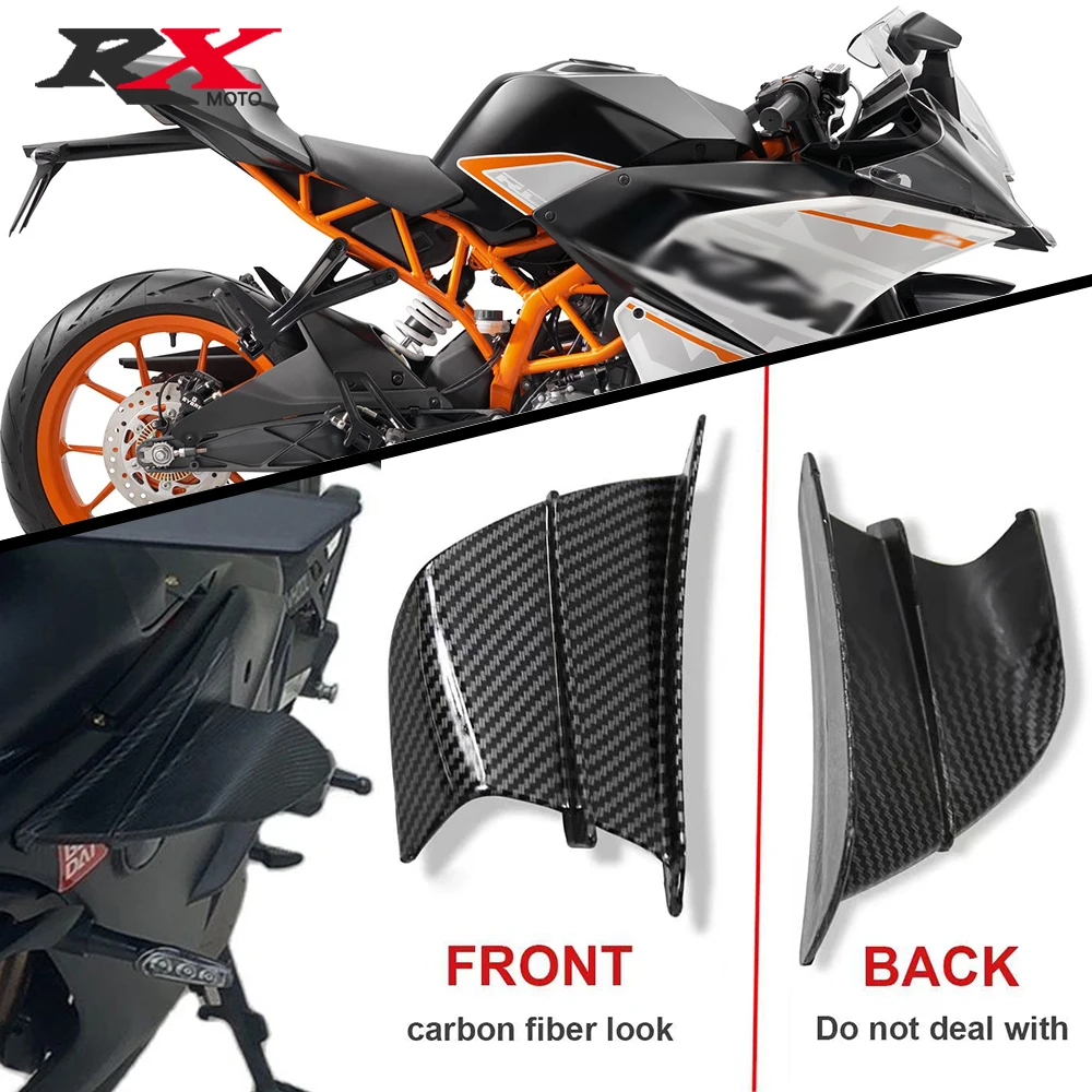 

Fit For RC390 RC200 RC125 RC8C 1290 Super Duke 990 Super Duke Motorcycle Fairing Side Winglet Aerodynamic Wing Deflector Spoiler