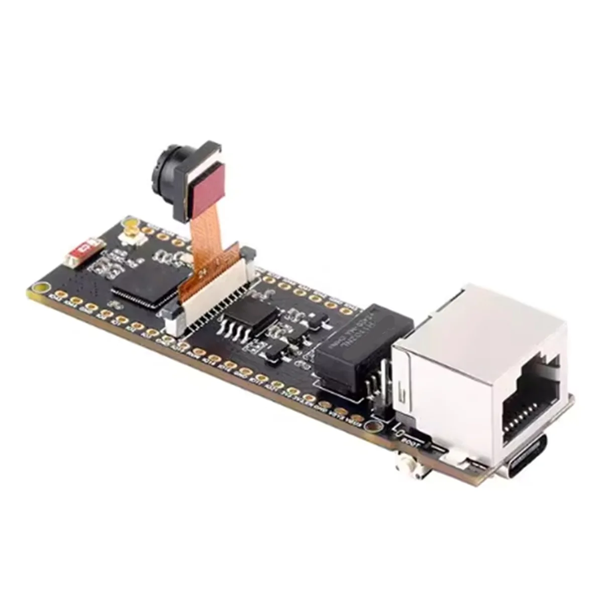 ESP32-S3 ETH Camera Development Board with PoE RJ45, OV2640/OV5640 Port, W5500, Micro-SD for Raspberry Pi Pico (Model A) -Y18A