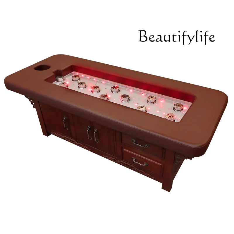 

New 18 Moxibustion Intelligent Smoke-Free Moxibustion Bed Beauty Sweat Steaming Bed Traditional Chinese Medicine