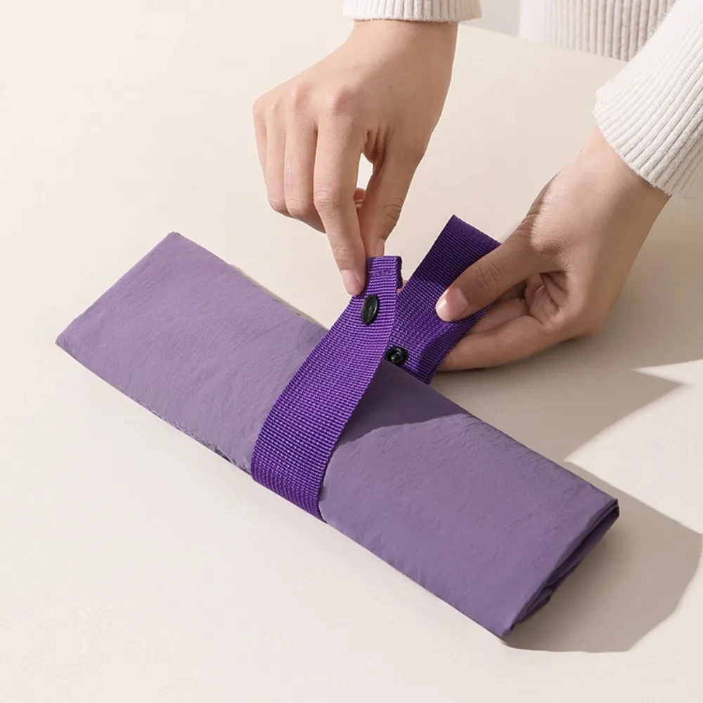 Foldable Large Capacity Casual Lunch Bag Portable Travel Bag Shopping Bag Office Workers Drawstring Bag Cosmetic Bag