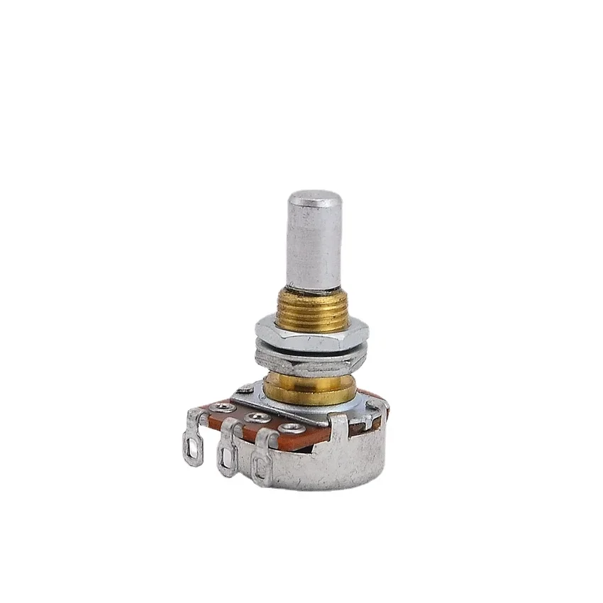 

1 шт. B50K/B100K латунная втулка балансировочный потенциометр с твердым валом (POT) с центральным финтом для электрического бас-гитары KR (походження)