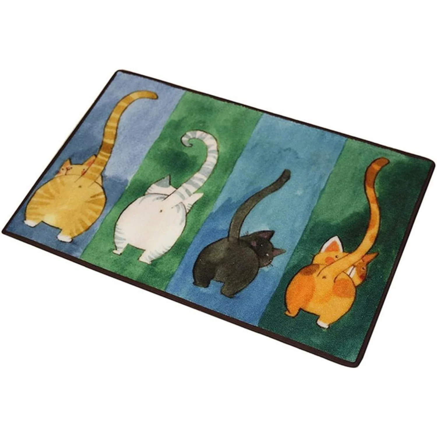 Cute Cat Butt Area Rug - Non-Slip Cat Carpet for Bedroom, Living Room, Kitchen, Bathroom