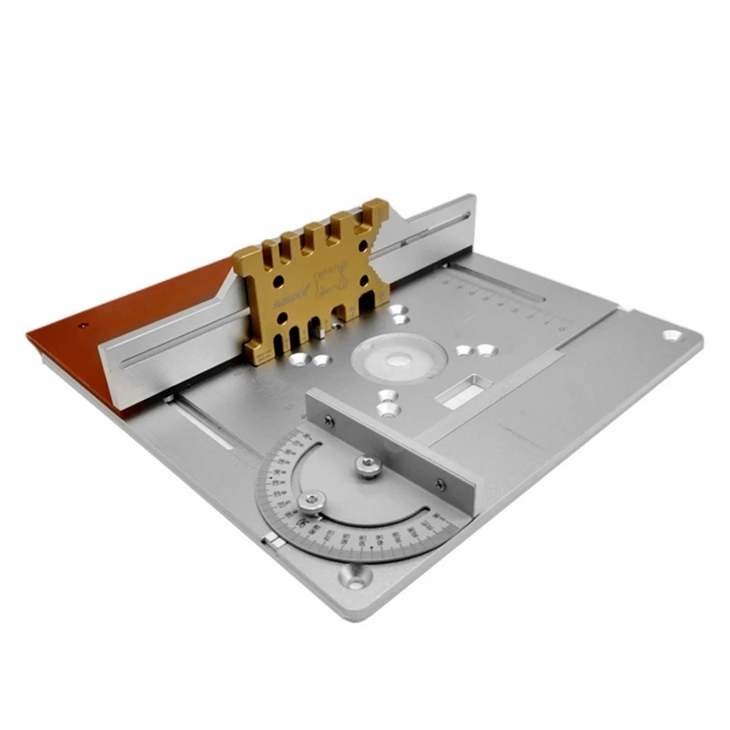 Router Table Insert Plate Electric Wood Milling Chamfering Trimming Machine Flip Board Multifunctional Lifting Workbench