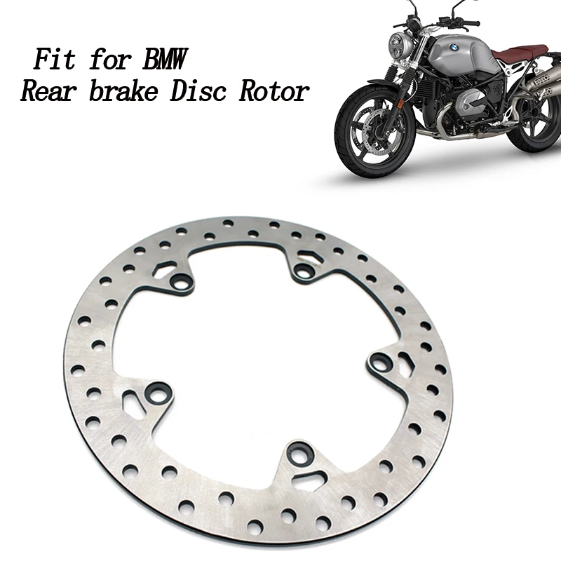 265mm Motorcycle Rear Brake Disc Rotor For BMW R1200R R1200S R1200ST R1200RT R1200GS R Nice T Scrambler Cafe Racer Urban GS