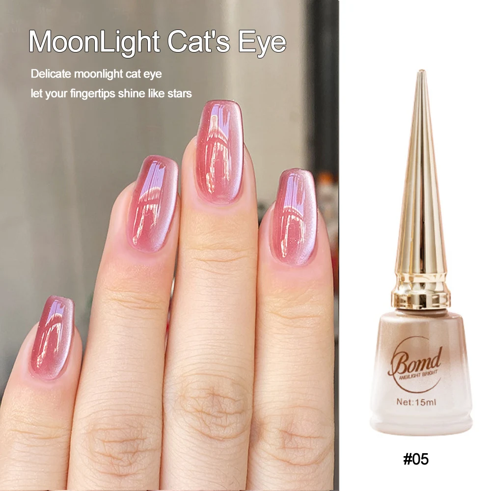 15ml White Moonlight Cat Eye Nail Gel Rose Red UV Semi-permanent Magnet Nails Gel Autumn Winter Ceramics DIY Nails Art Products