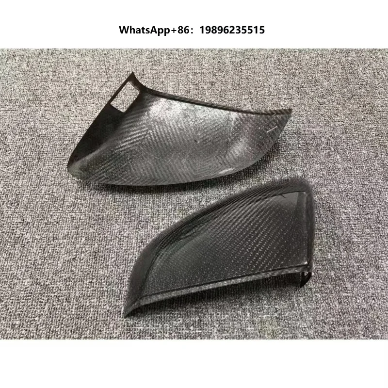 Dry Carbon Fiber Rearview Mirror Cover and Mirror Shell Suitable