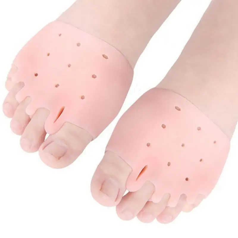 Silicone Toe Separator Foot Separators to Correct Bunions Breathable Metatarsal Foot Pads Forefoot Cushions for Women Adults