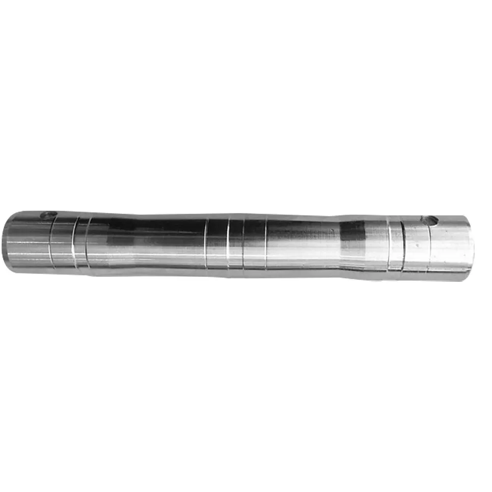 Dumbbell Connecting Rod 20Cm Silver Anti Slip Stainless Steel Weight Training Bar Extension Precision Thread Home Gym Dumbbell