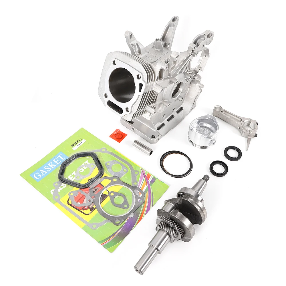 GX390 العمود المرفقي المكبس ربط قضيب عدة اسطوانة المكبس أطقم صالح العمود المرفقي إعادة بناء عدة لهوندا GX340 11HP & GX390 13HP