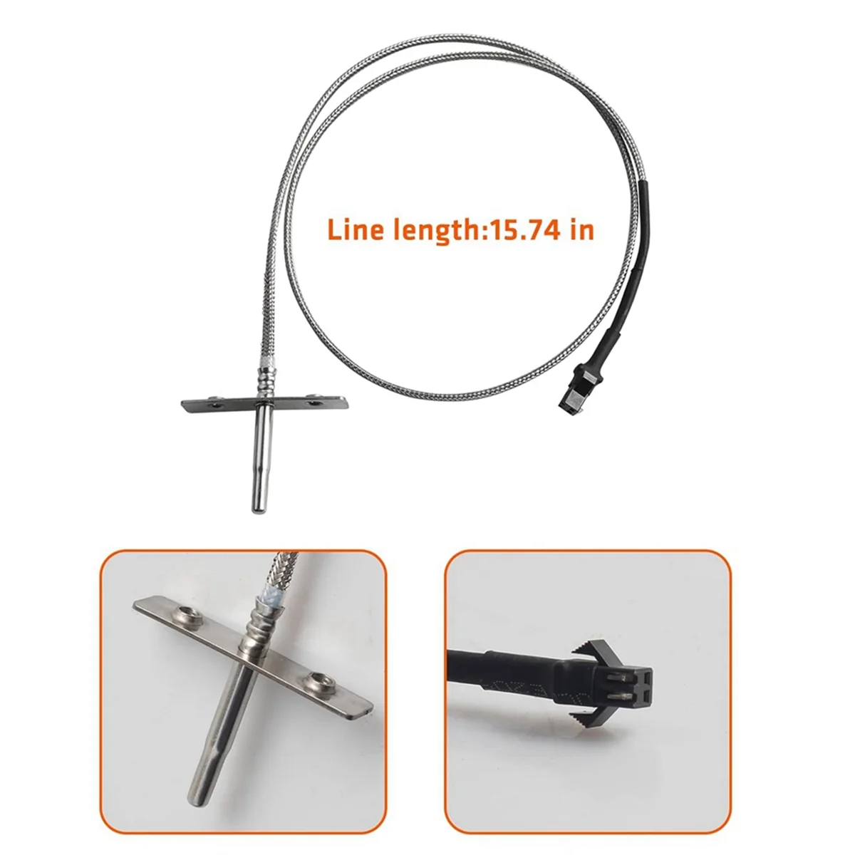 A71P Temperature Probe Sensor Grill Replacement Parts 31995 for 3/5/7 Series, Vertical Smoker RTD Probe