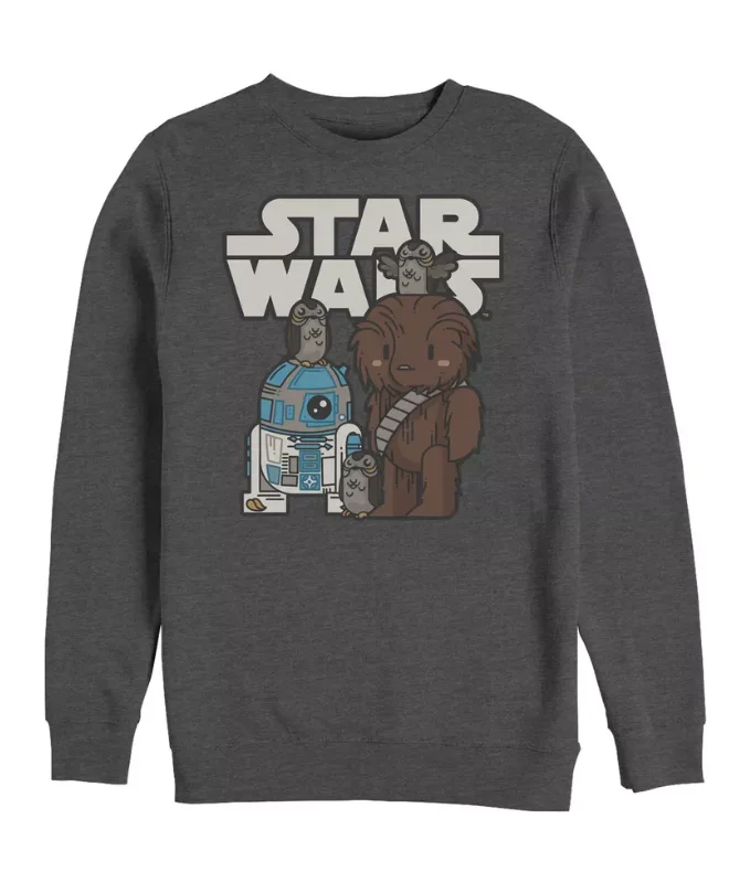 

Sci-fi Star Wars men's and women's printed round-neck hoodies for autumn and winter daily wear with fleece pure cotton hoodies