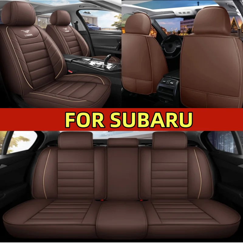 

Чехол на автомобильное сиденье SUBARU Legacy, искусственная кожа, водонепроницаемый, износостойкий и грязеотталкивающий, мягкий чехол на сиденье с полной оберткой