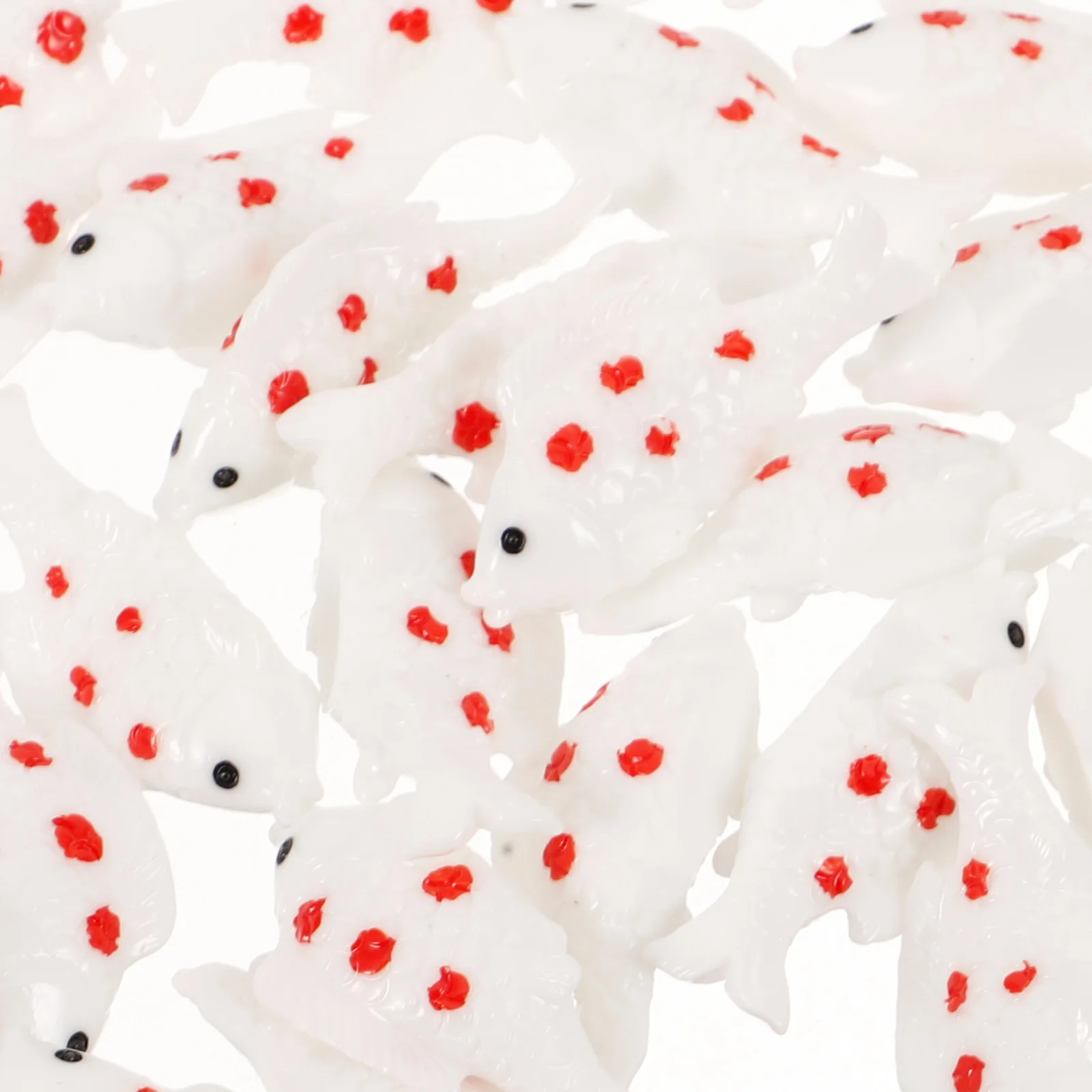 30 قطعة زينة ذهبية من الراتنج سمكة صغيرة مصغرة لحوض السمك تررم لتقوم بها بنفسك مجموعة زينة المناظر الطبيعية الصغيرة أسماك الراتنج الصغيرة