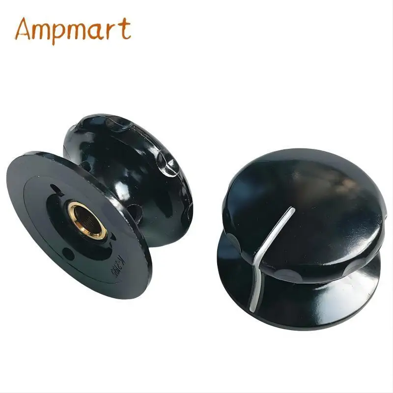 K-2195 Guitar Amplifier Volume Adjustment Knob HIFI CD Player Bakelite Knob 32.5X20MM  Inner Hole 6.4MM