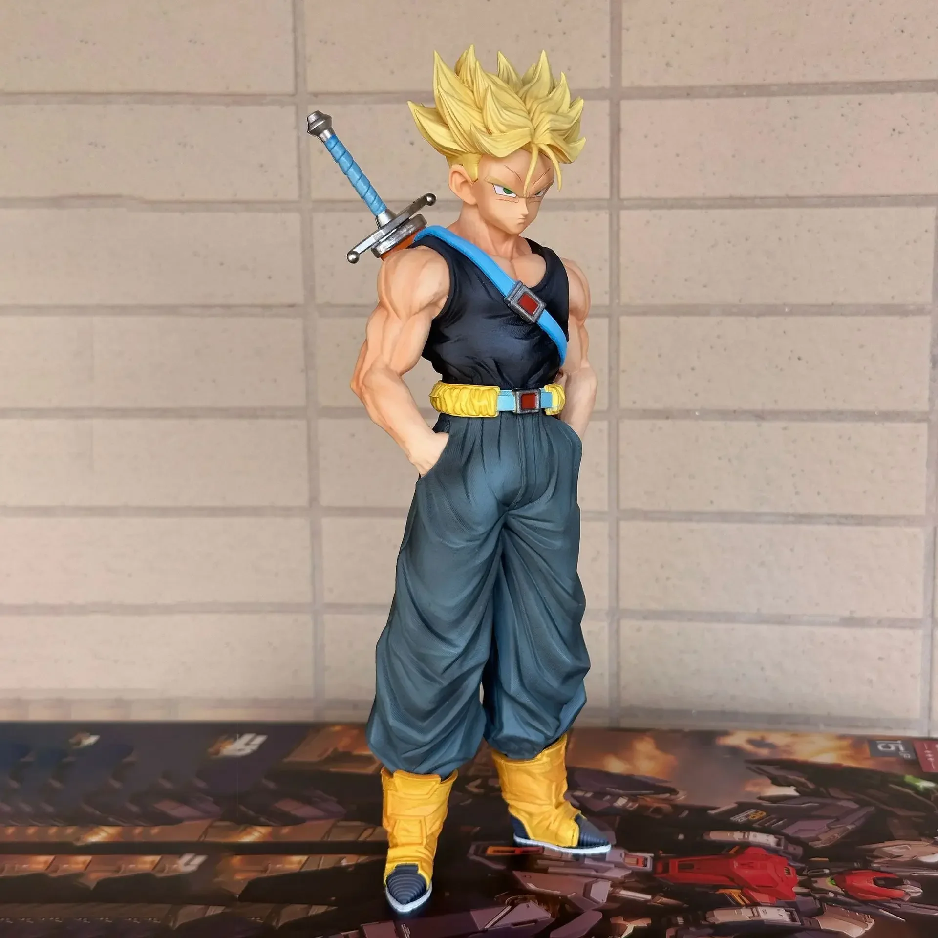 26cm Dragon Ball Z Fighters Anime Figure Torankusu Anime Peripherals Double-headed Peripheral Model Display Birthday Gift Toys