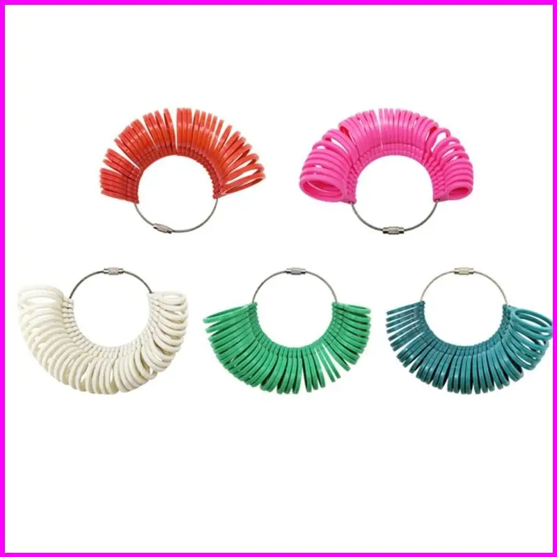 

Plastic Rings Measurement Tool 5 Color Accurate Jewelry Sizing Instrument